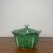 Soupière chou vert en céramique, 1970/80