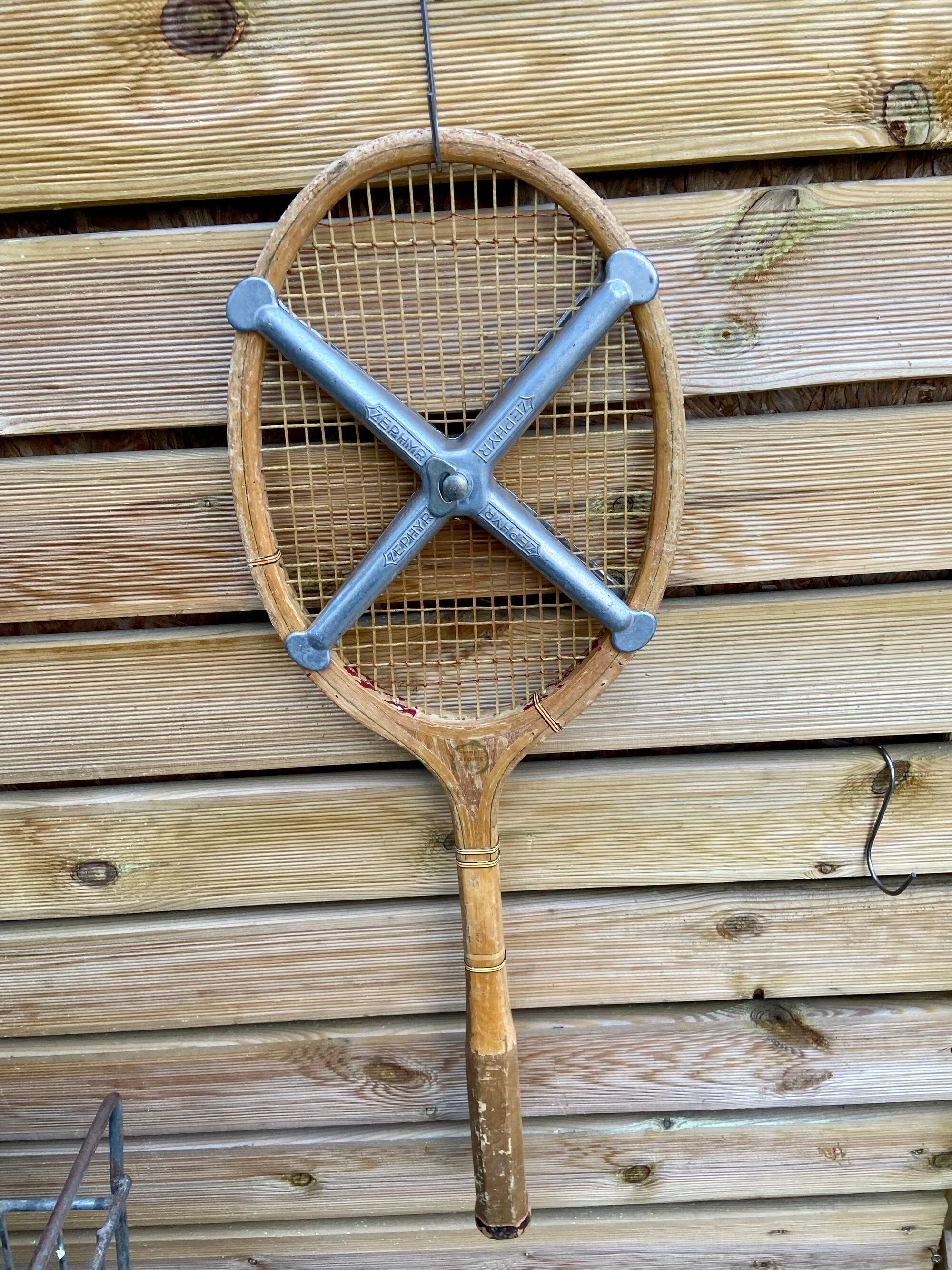 Old tennis racket
