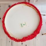 Pelfran France red pouf