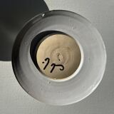 Light blue Moustiers candlestick H5 D12.5