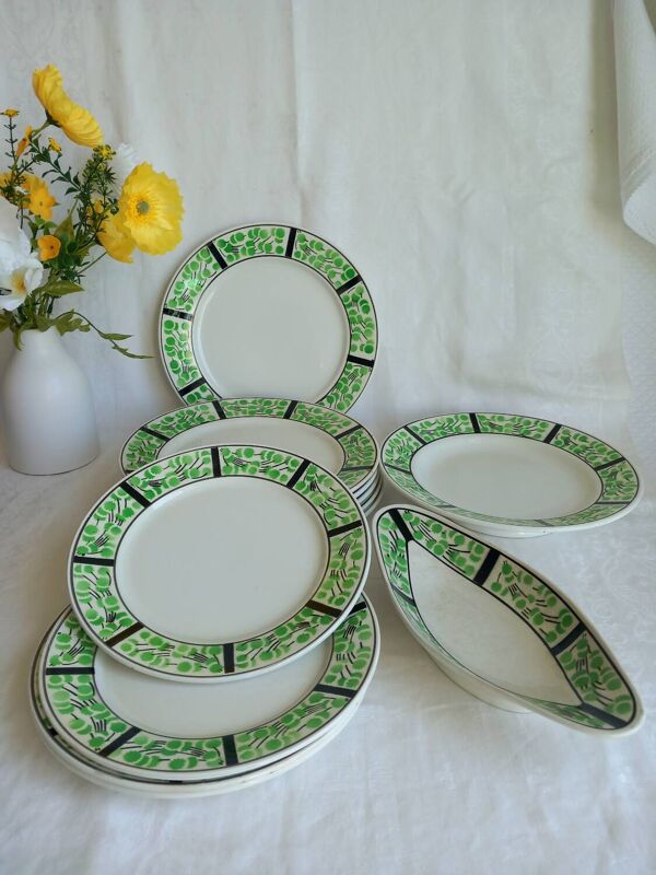 Service ancien Sarreguemines Digoin modèle Reinette Art