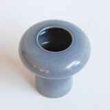 Vintage blue ceramic vase