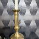 Pair of brass push candle holders – Late 19th century