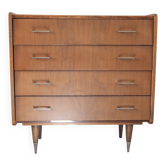Tapered leg chest of drawers