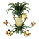 Vintage 1950s pineapple chandelier by Maison Charles.