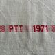 Torchon ancien  PTT 1971