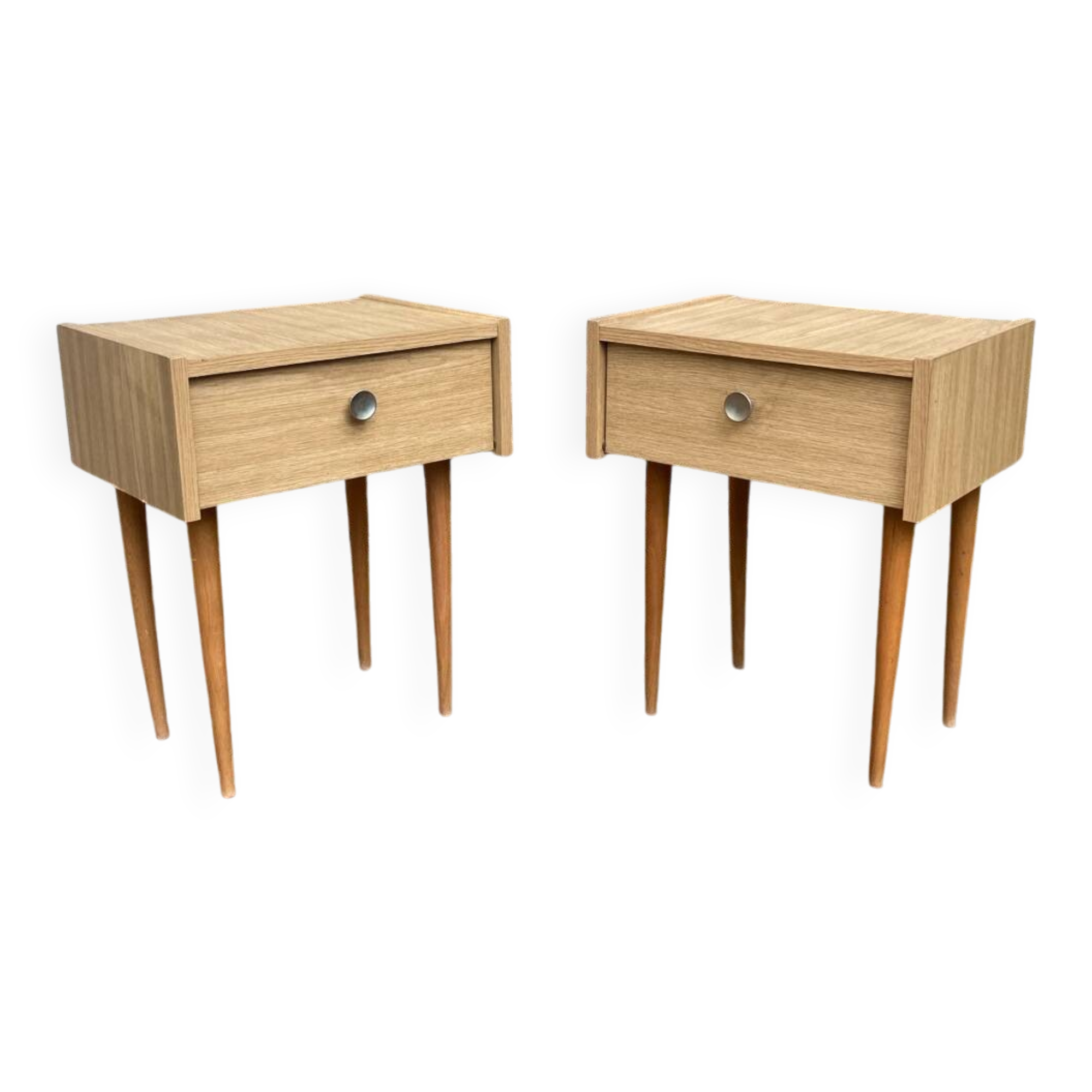 Pair of vintage bedside tables