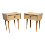 Pair of vintage bedside tables