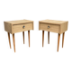 Pair of vintage bedside tables