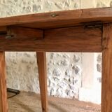 Antique round wooden table