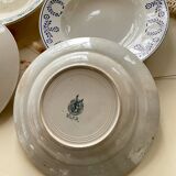 Mix and match old deep plates.