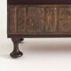 Italian brutalist rosewood chest by Santambrogio & De Berti