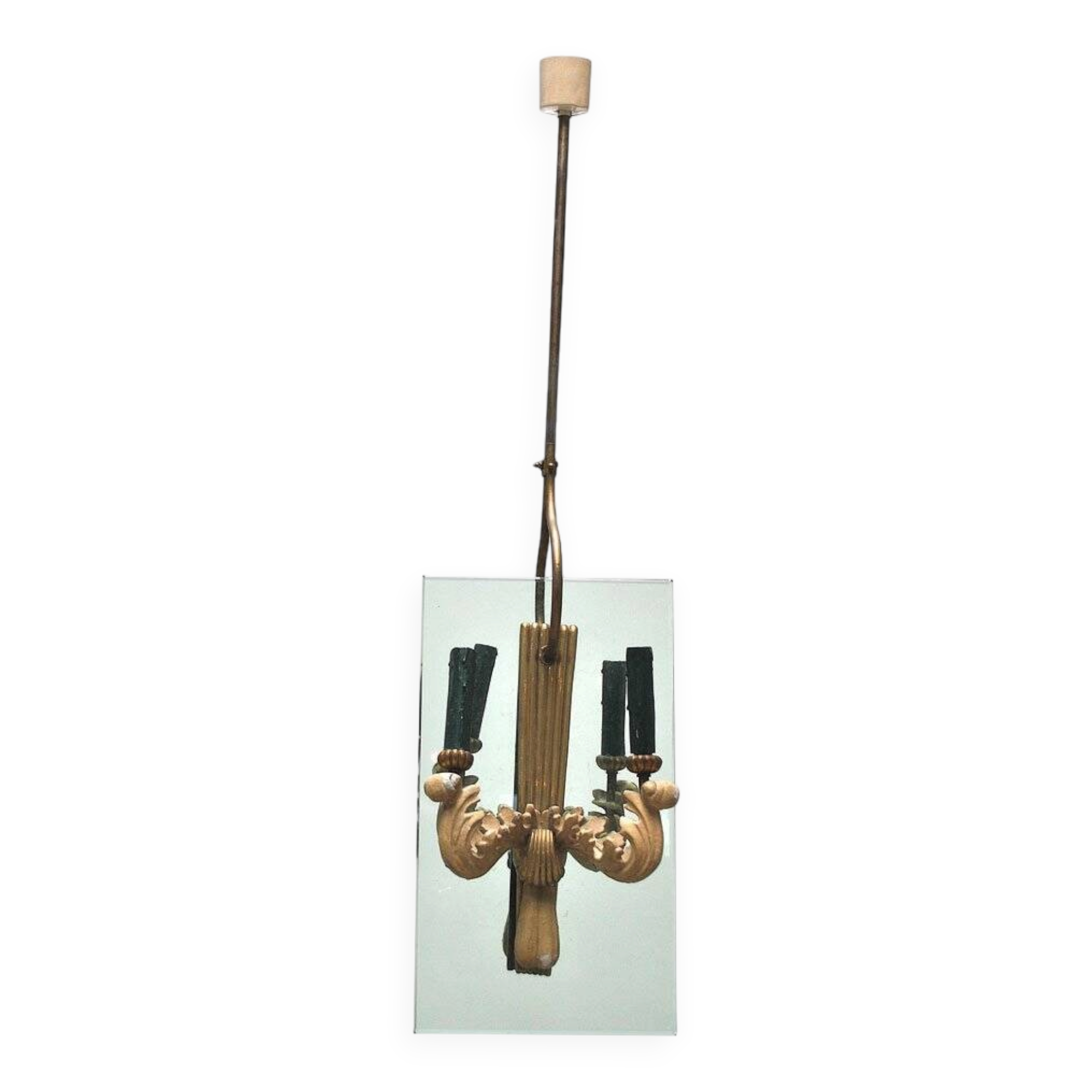 Suspended lamp in the style of Pietro Pietro, Italy, 1940s.