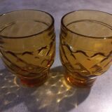 Set of 2 Pernod Vintage glasses