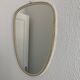 Miroir vintage 1960 rétroviseur asymétrique forme libre - 40 x 26 cm