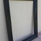 Black carved old frame