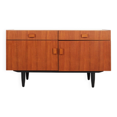 Cabinet en teck, design danois, années 1970, fabricant : Denka
