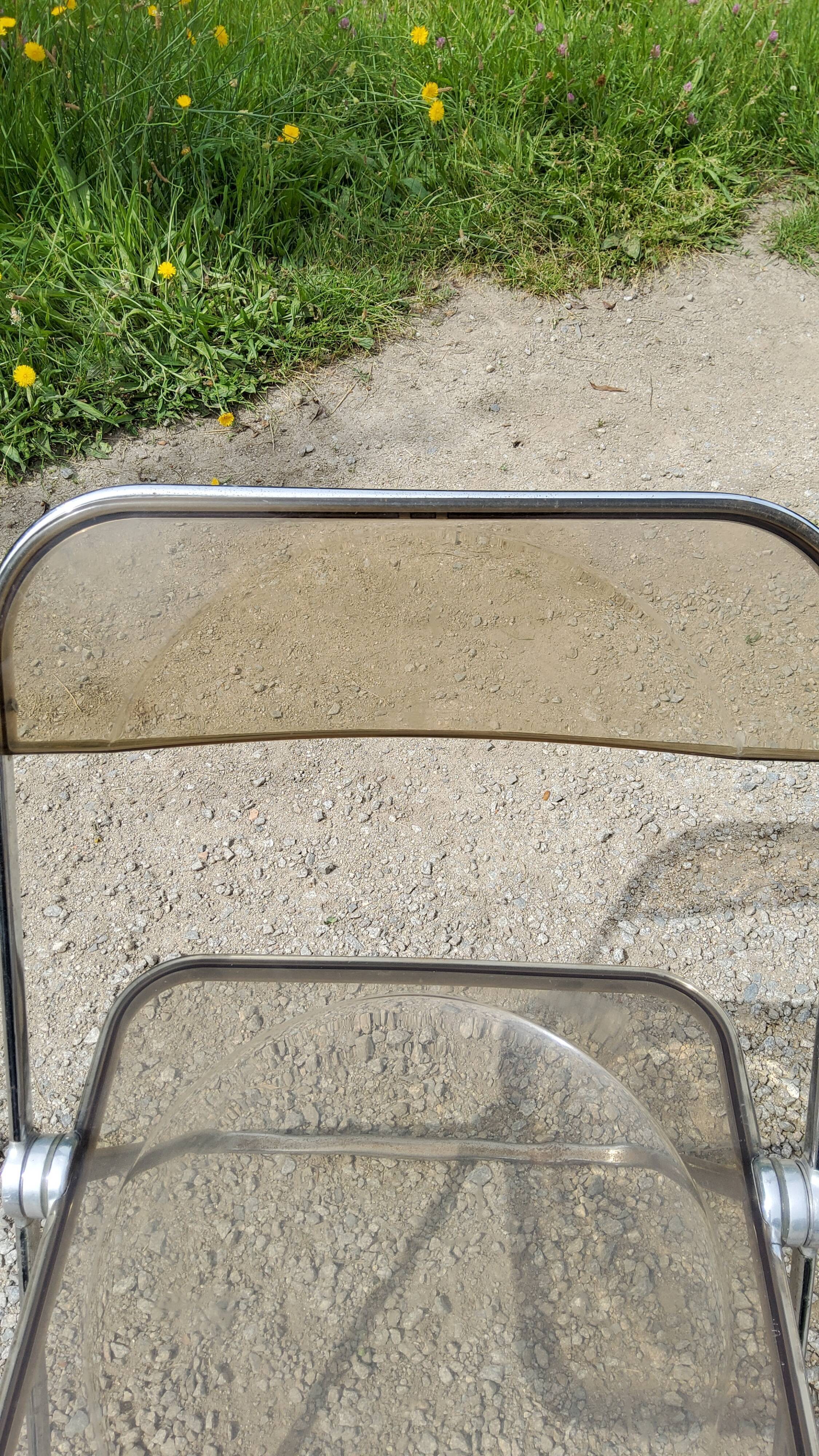 Set of 3 plia chairs by Giancarlo Piretti from the 70s