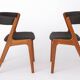 2 Chairs by Kai Kristiansen, model T21, Danish Teak 1960s