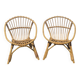 2 rattan armchairs for children