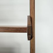 1960s teak floor/sky bookcase with shelves and compartment