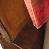 Old revolving library in solid oak