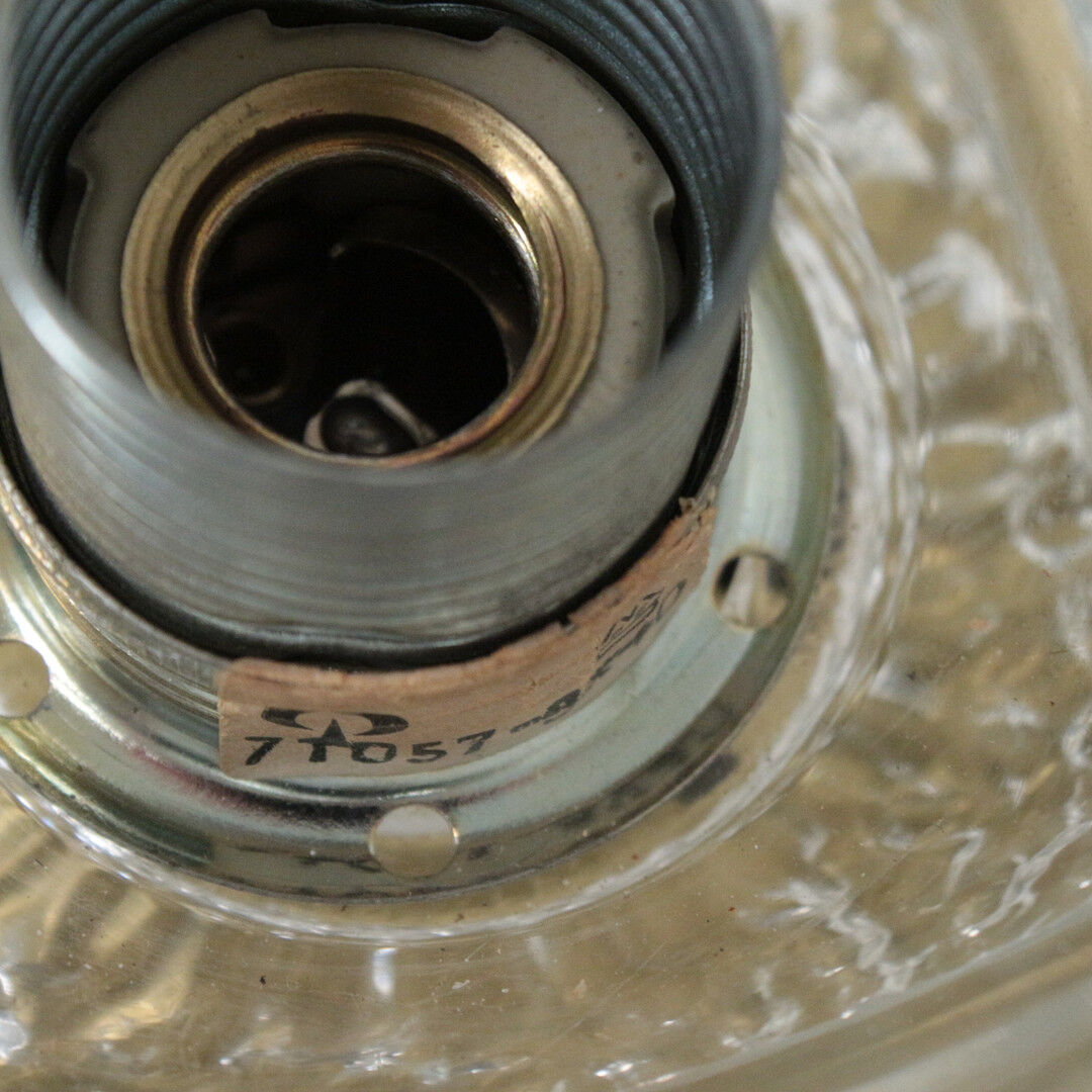 Peill & Putzler pair of wall lamps, transparent glass