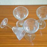 Lot de 4 verres anciens