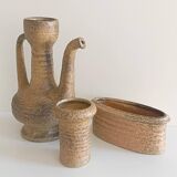 Wabi-Sabi Ceramics Set by Marius Van Woerden, Vest Keramiek, 1960s