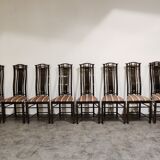 Dining chairs Umberto Asnago for Giorgetti, 1980s
