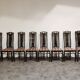 Chaises de salle à manger Umberto Asnago pour Giorgetti, années 1980