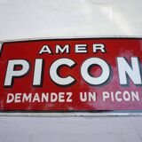 Picon enamel plate