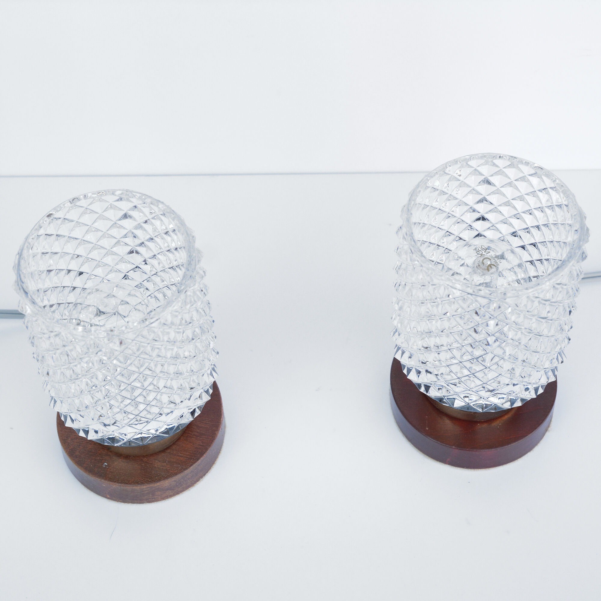 A pair of bedside lamps, brusel style, Pokrok Žilina, Czechoslovakia, 1960s