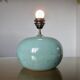 Lampe en céramique et laiton