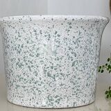 Speckled ceramic planter