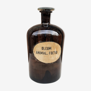 Apothecary bottle, "oleum animal. foetid", germany 1930