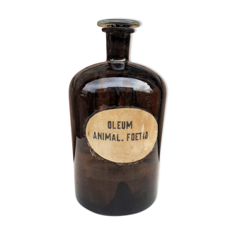 Apothecary bottle, "oleum animal. foetid", germany 1930