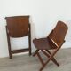 Chaises pliantes en bois US armée