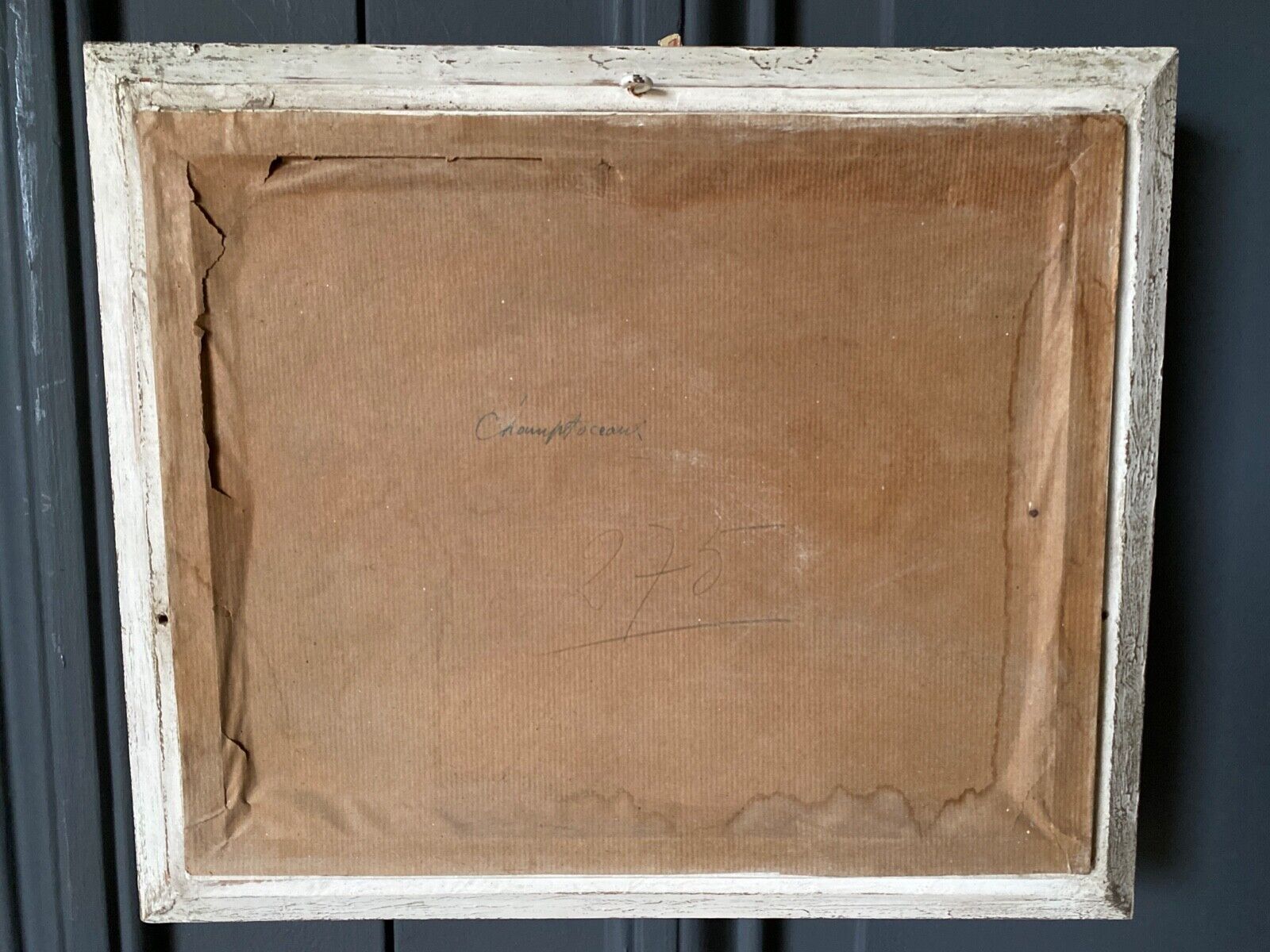 Countersigned lithograph Claude Hemeret Bouquet of blue flowers 43/175