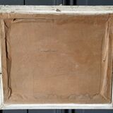 Countersigned lithograph Claude Hemeret Bouquet of blue flowers 43/175