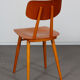Pair of wooden chairs produced by Ton, 1960