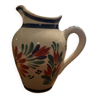 Small Quimper earthenware milk jug