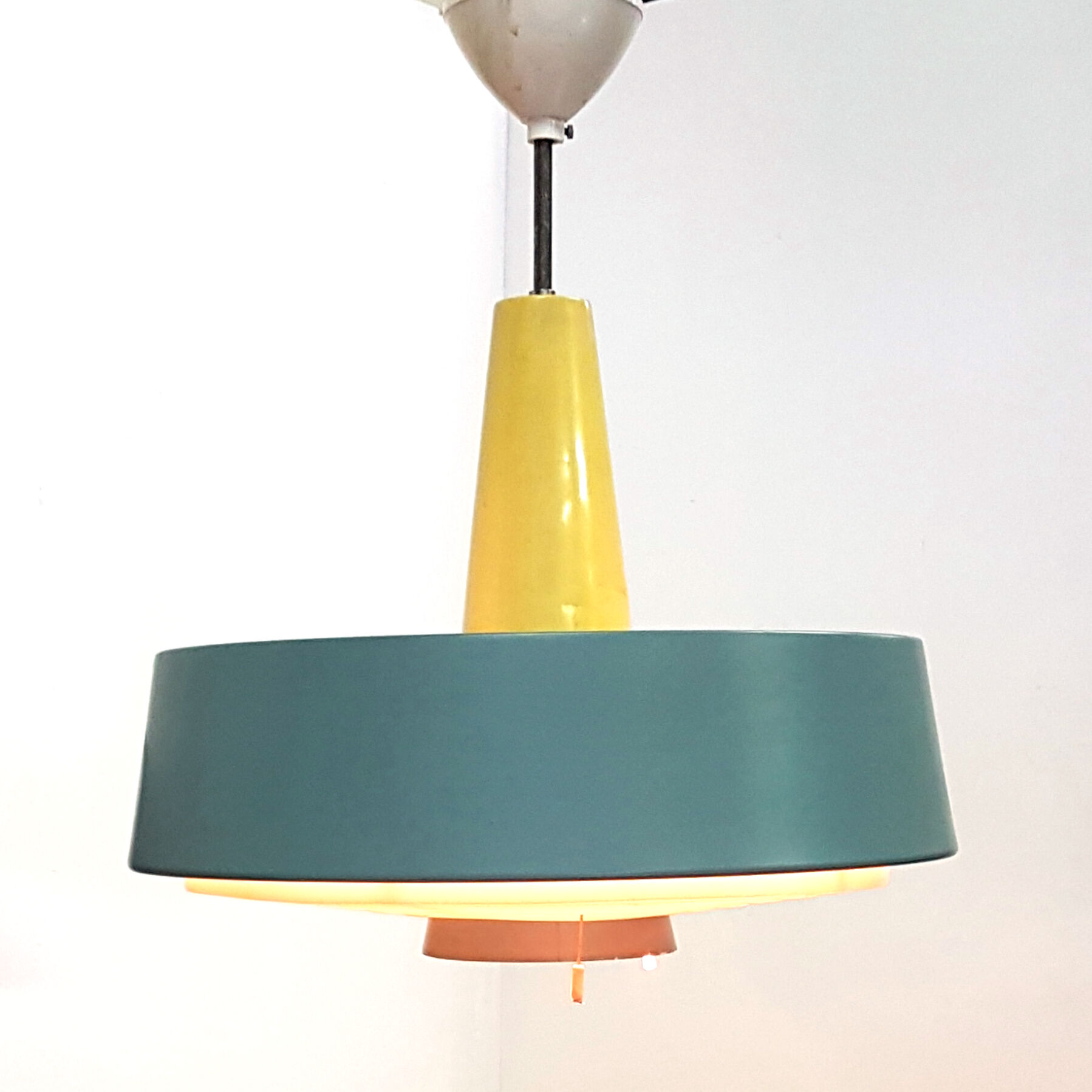 Philips NT 72E/100 mid century ceiling lamp