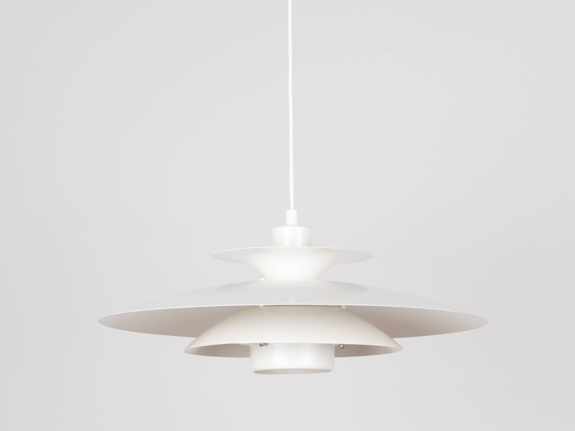 Vintage Kurt Wiborg Pendant Lamp for Jeka, 47 cm, Danish Mid-Century Design