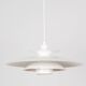 Vintage Kurt Wiborg Pendant Lamp for Jeka, 47 cm, Danish Mid-Century Design