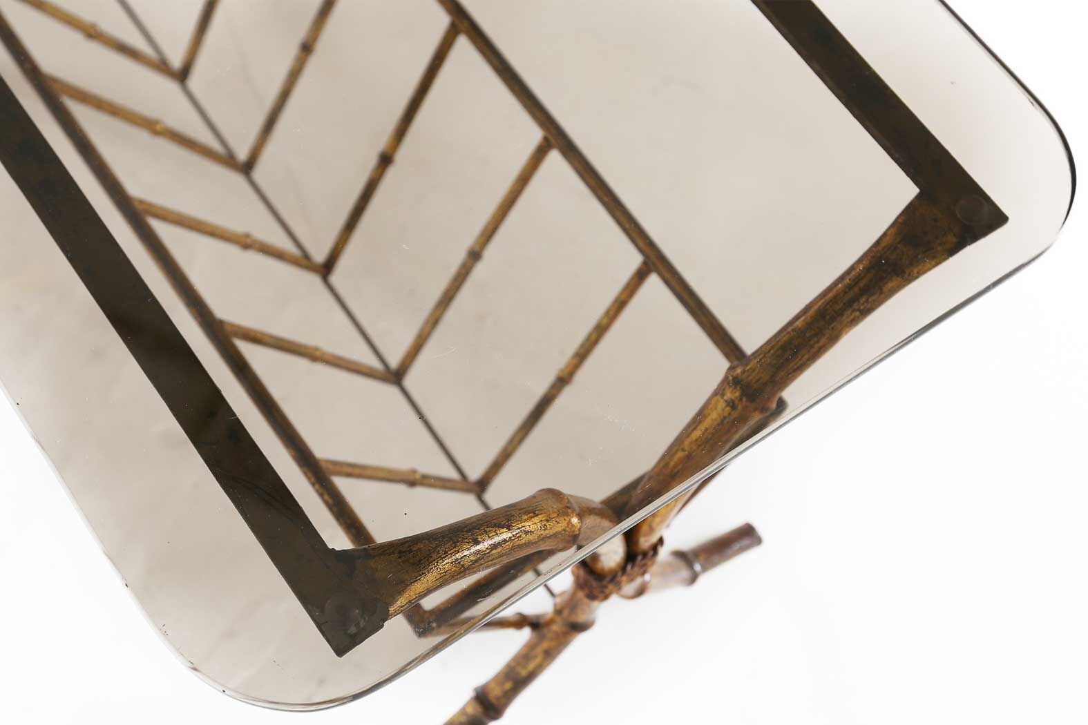 Regency bamboo coffee table