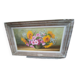Painting by Jody Bergsma painting on canvas depicting flowers