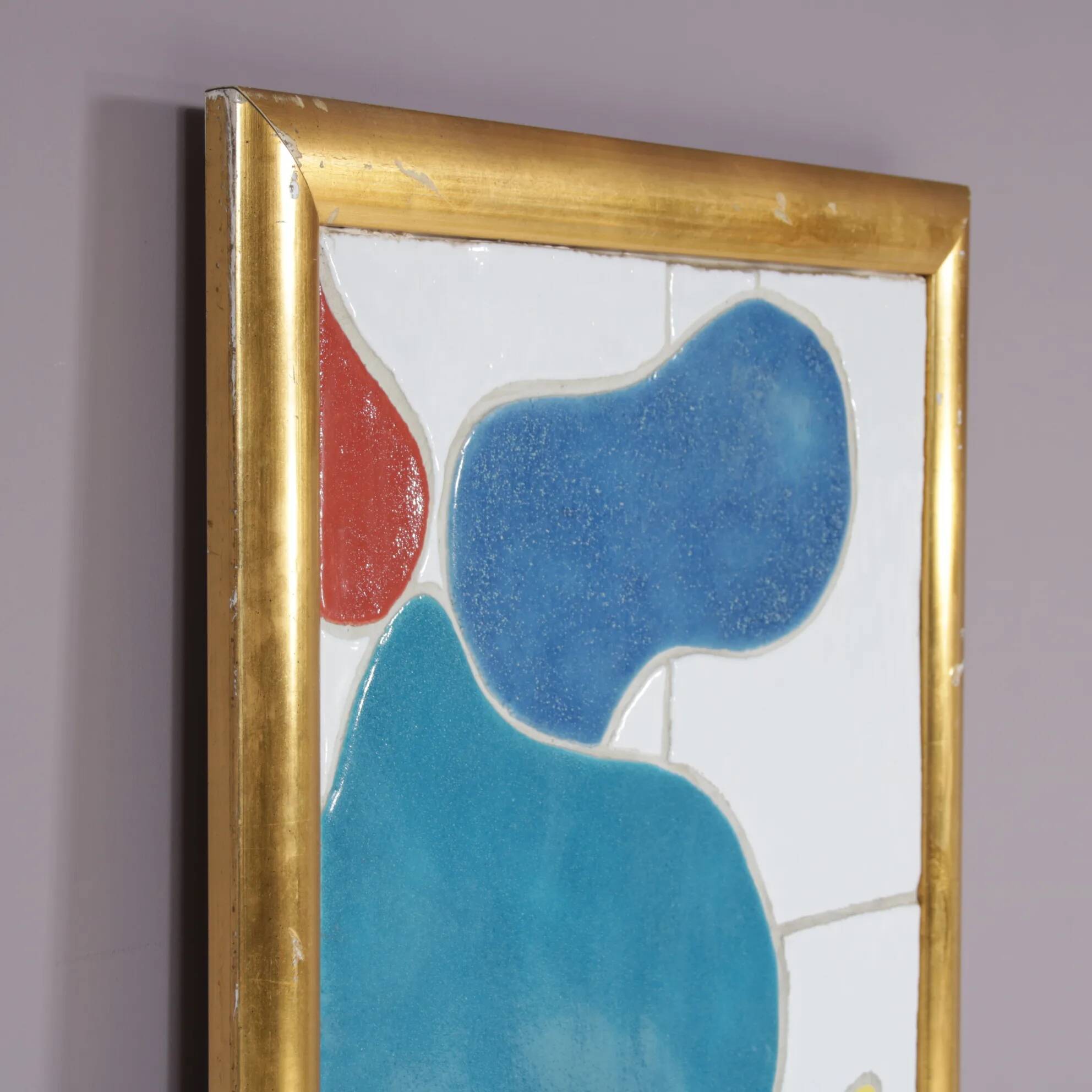1990s framed ceramics artwork by Jan Snoeck, Netherlands