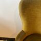 Toad armchair in gold velvet