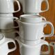 Sarreguemines white porcelain teapots from the 70s (X10)